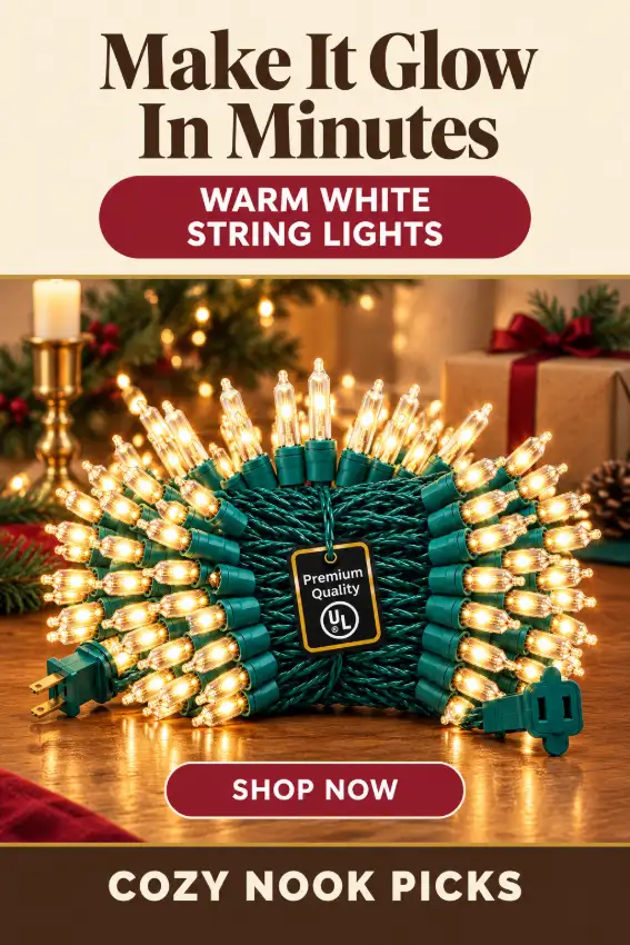 Warm White Christmas String Lights To Create A Charming, Classic Tree Display